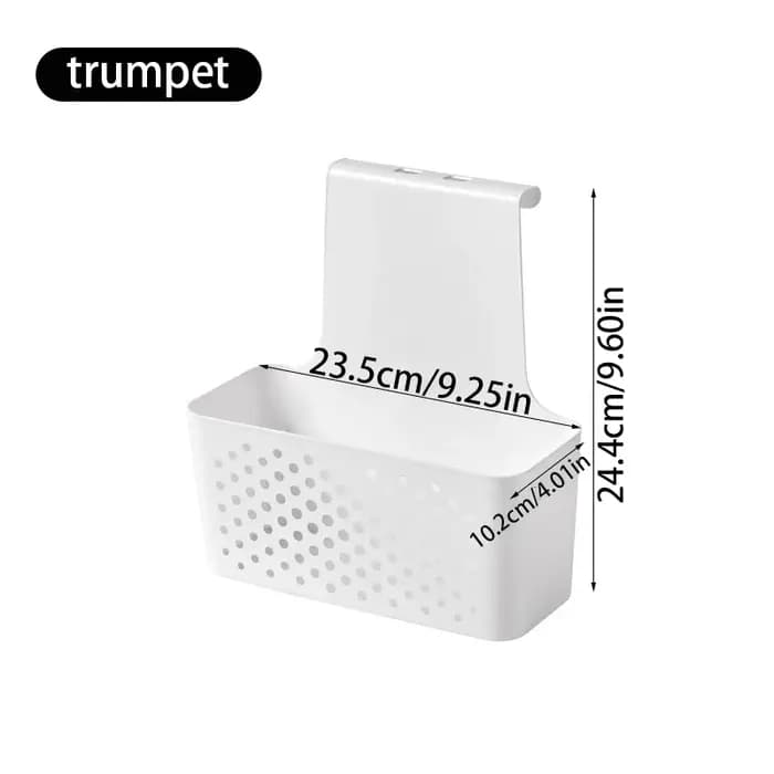 Boîte de rangement murale Non perforée pour porte d'armoire, utilisée pour les paniers de rangement