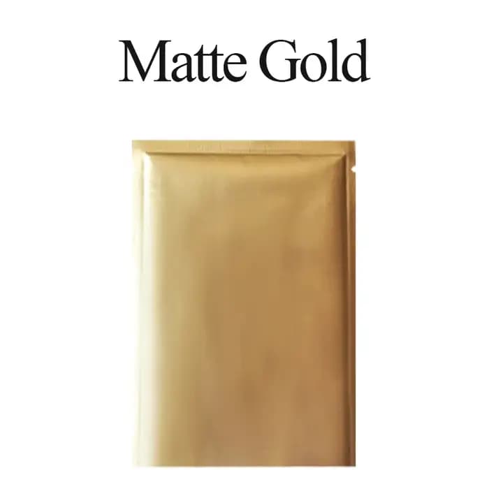 Sac de rangement en aluminium thermoscellable à dessus ouvert, 100 pièces, enveloppe de poudre de ca
