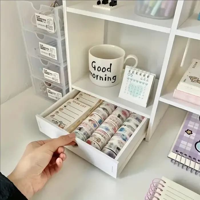 Organisateur de papeterie Double couche