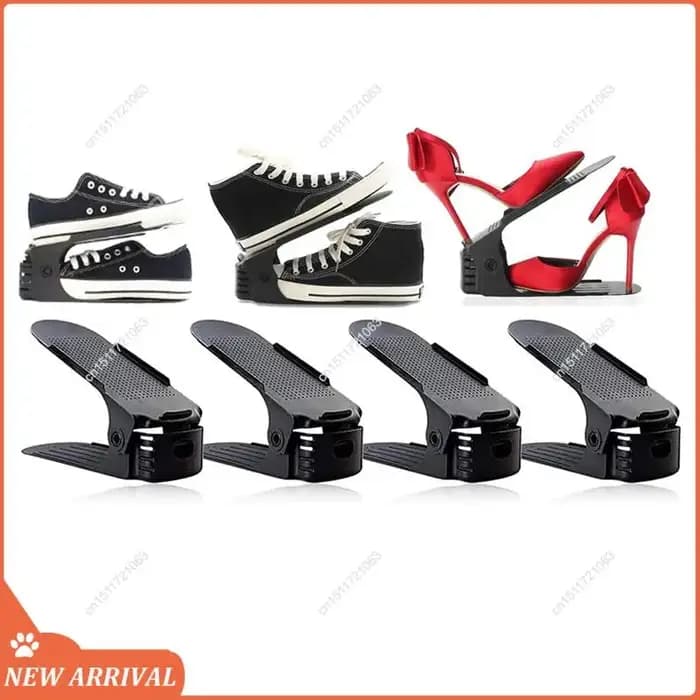 Étagère à chaussures réglable Double couche