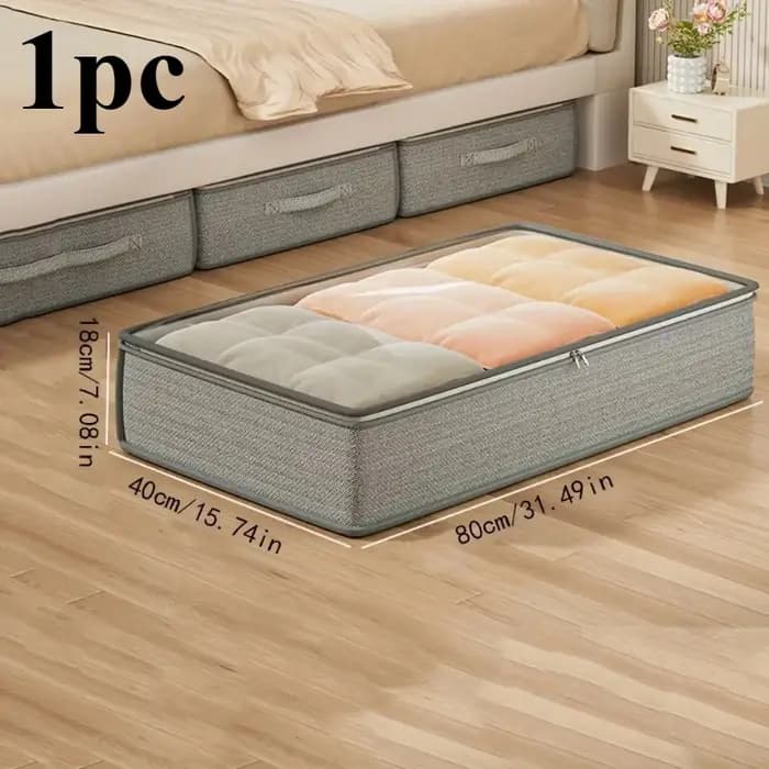 Grands boîtes de rangement sous le lit