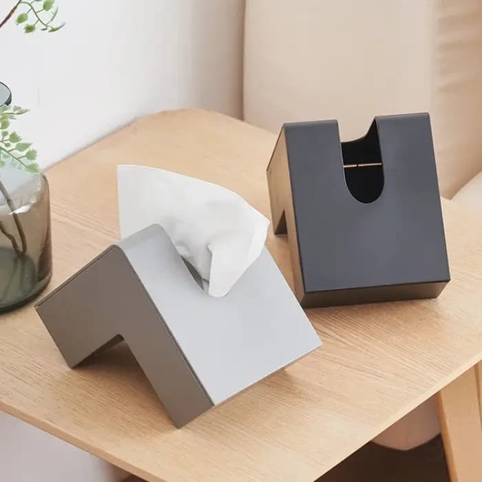 Boîte à mouchoirs en forme de L créative japonaise