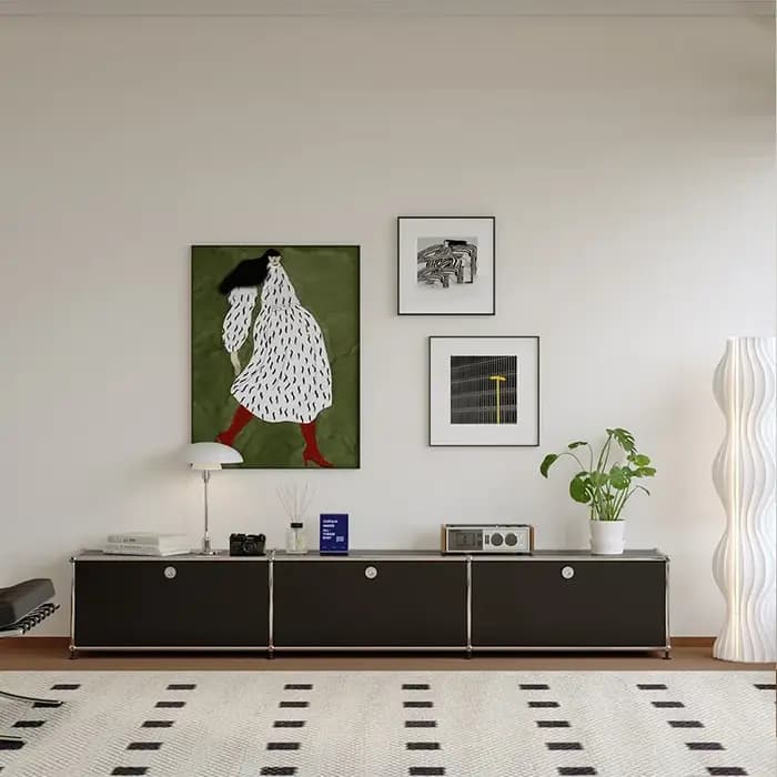 Meuble TV d'angle vertical moderne