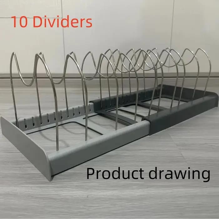 Organiseurs de placard de cuisine pour casseroles et poêles