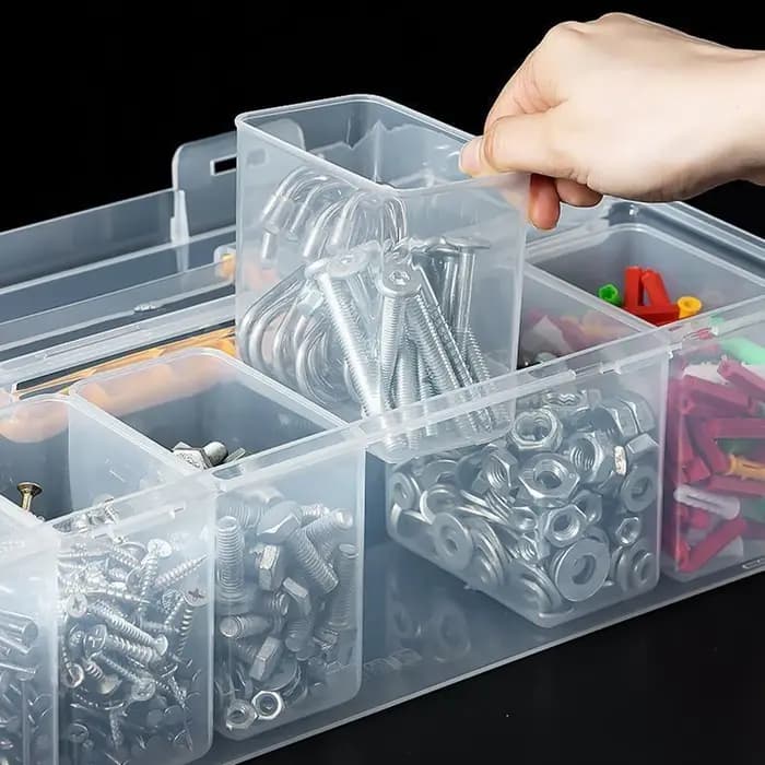 Boîte de rangement pour outils et pièces de quincaillerie domestique