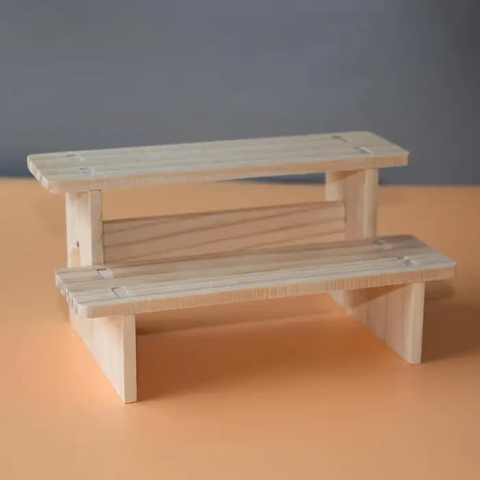 Présentoir Riser en Bois Rectangulaire