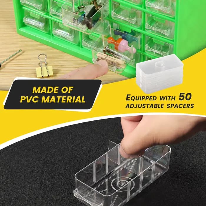 Armoire de rangement empilable à 25 tiroirs