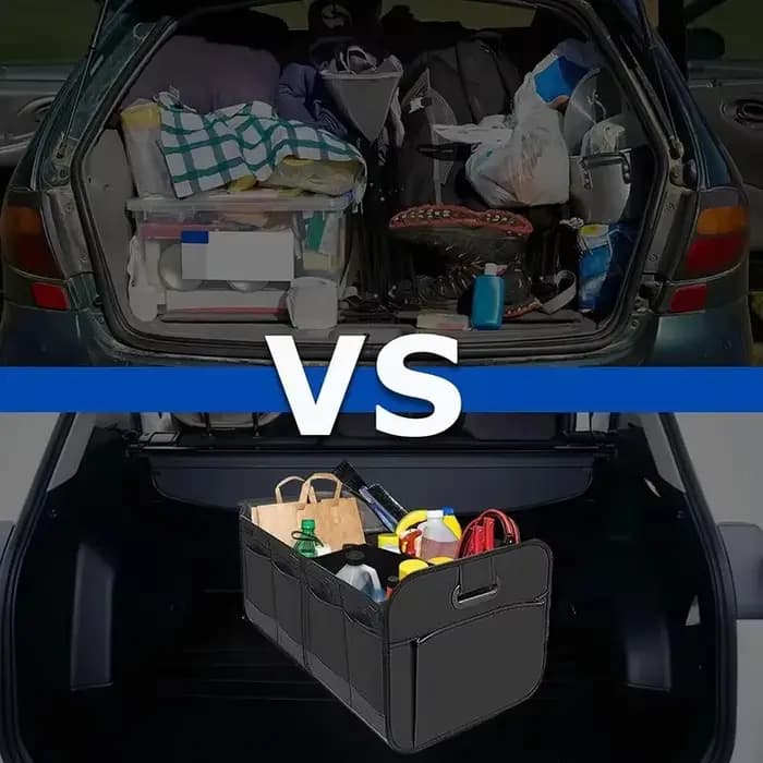Boîte de rangement pour voiture en tissu Oxford