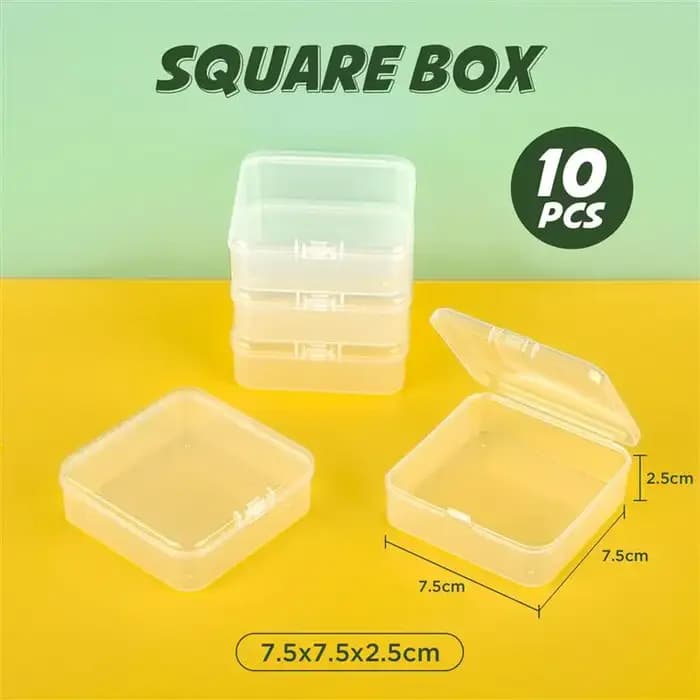 Boîte en plastique rectangulaire