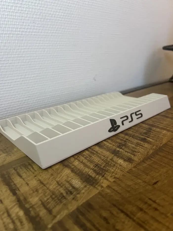 Support de rangement pour disques de jeu PS5 imprimé en 3D pour 14