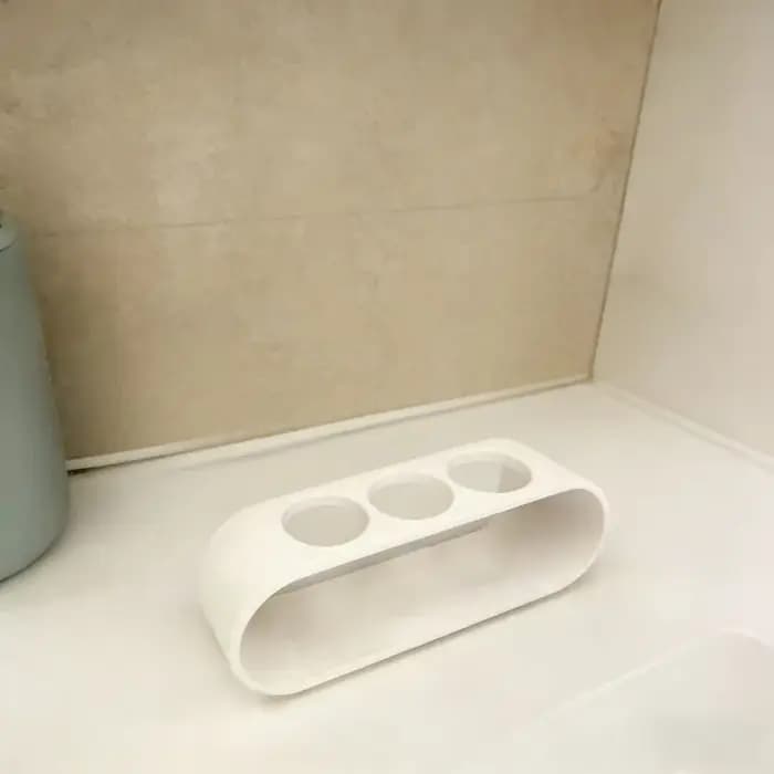 Support pour brosse à dents électrique - Peut accueillir 3 brosses à dents électriques, outil de ran