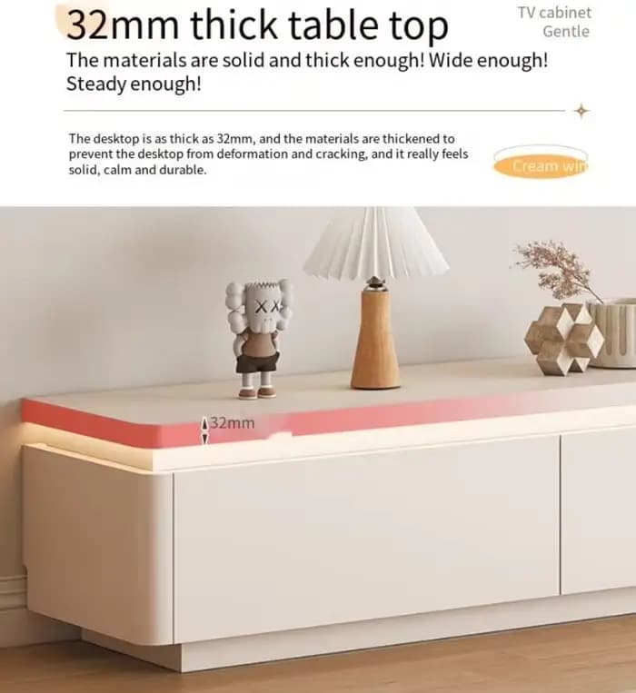 Meuble TV de rangement moderne pour salon