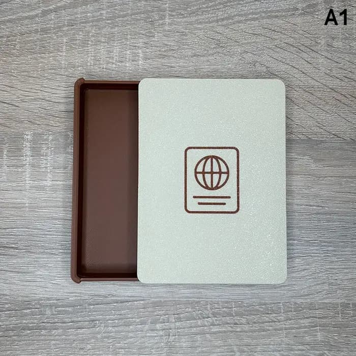 Boîte de rangement pour passeport, organisateur de documents de voyage, étui de rangement pour carte