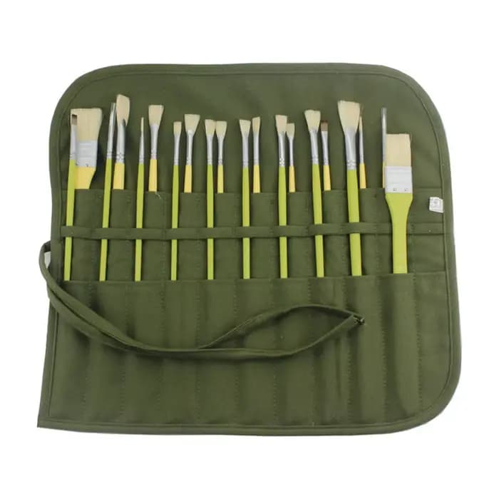 Sac de rangement en toile pour pinceaux de peinture