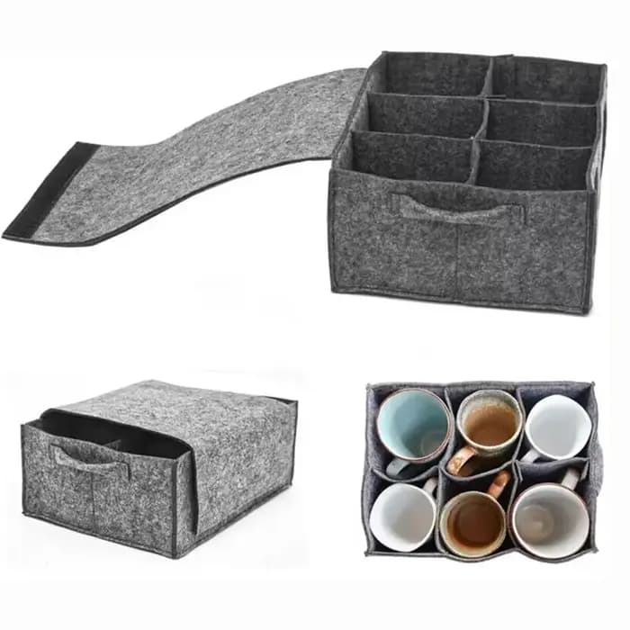 Pour caravane porte-assiette vaisselle sac de rangement pour camping-car