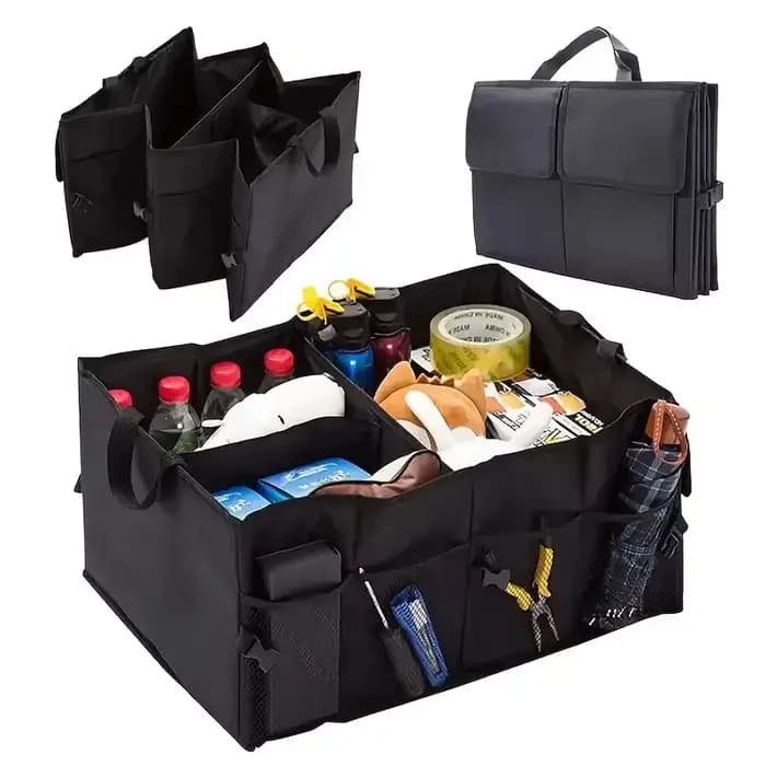 Boîte de rangement de voiture pliable multifonctionnelle