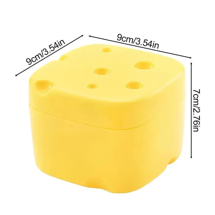1 pièce Boîte de conservation pour tranches de fromage et blocs de beurre