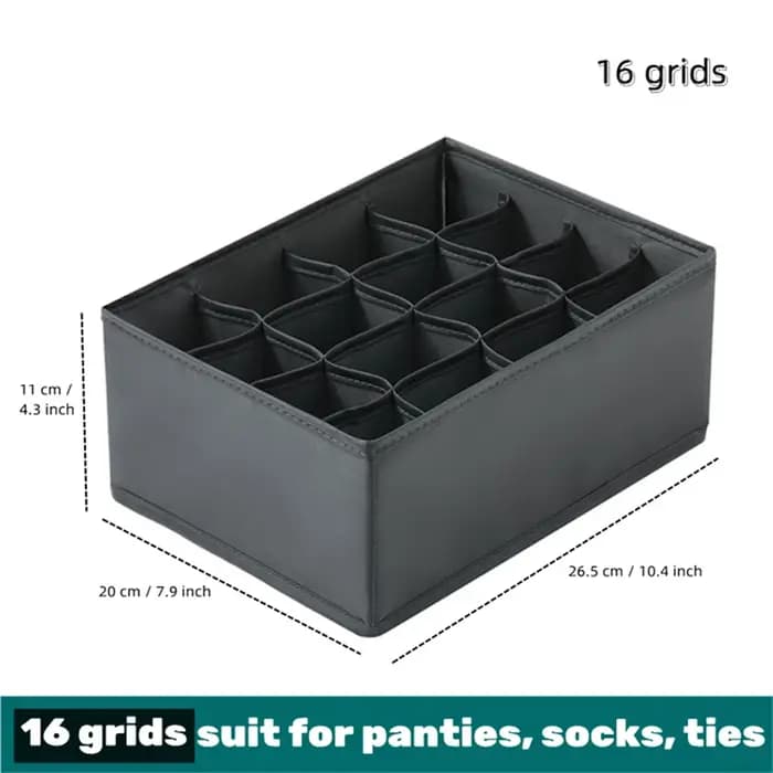 Tiroir organisateur de rangement de sous-vêtements chaussettes et soutien-gorge pantalons boîte