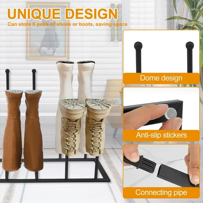 Support multifonctionnel pour botte en métal T1
