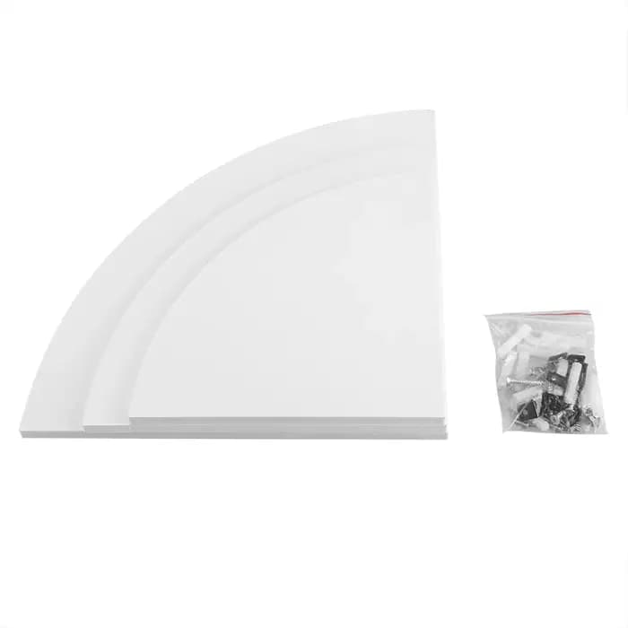 Étagère d'angle flottante, 3 pièces, étagère murale de rangement, bibliothèque, décoration de la mai