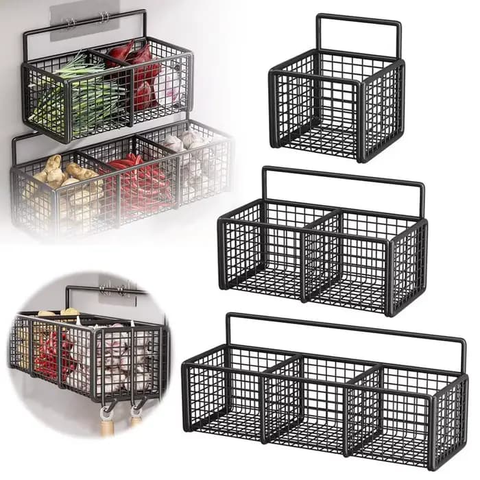 Panier de rangement en fil métallique