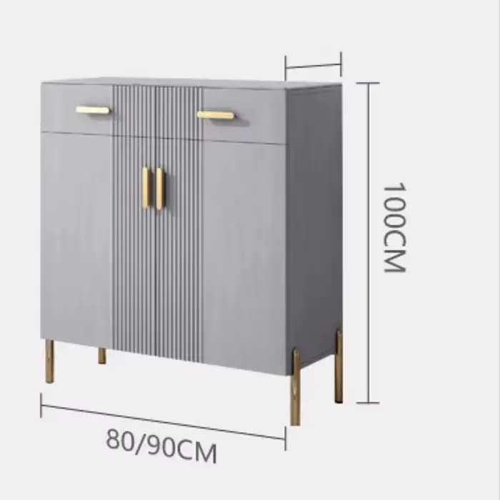 Meuble à chaussures en bois d'entrée