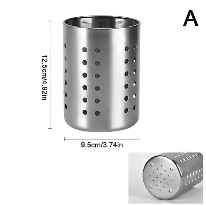 Support de rangement en acier inoxydable pour couverts, baguettes, cuillères et fourchettes, avec ég