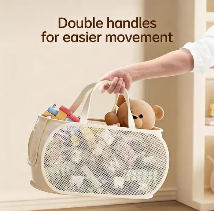 Panier de rangement pour jouets de grande capacité