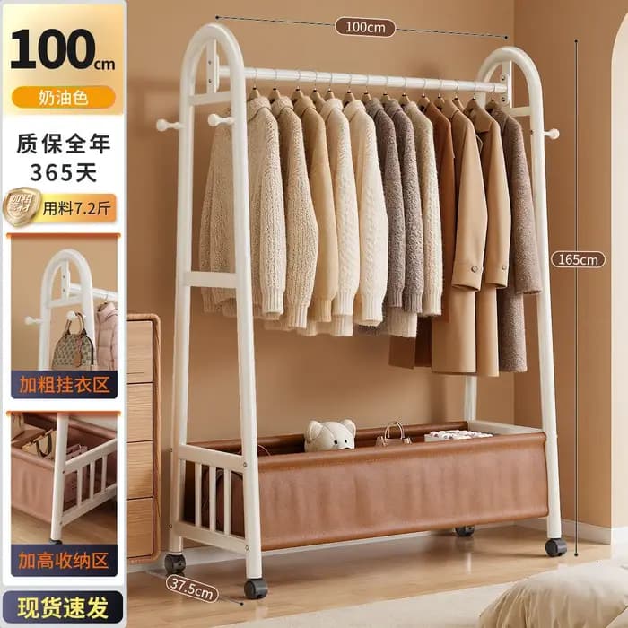 Porte-vêtements d'entrée moderne en métal pour chambre et appartement
