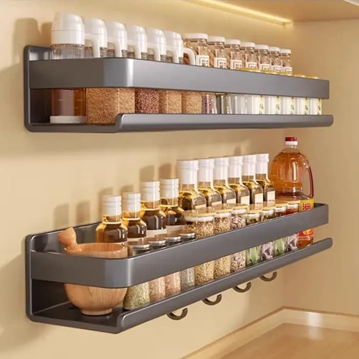 Étagère de rangement murale simple couche pour salle de bain