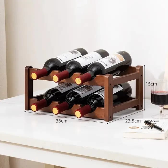 Support de présentation pour bouteilles de vin