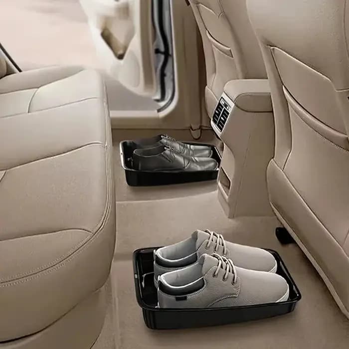 Plateau de rangement de chaussures Portable en plastique