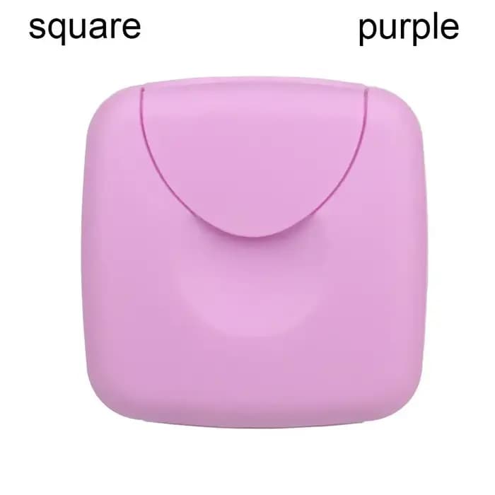 Boîte à tampons en plastique multicolore Macaron, boîte de rangement portable scellée avec couvercle, créative et faite à la main, adaptée aux voyages d'affaires, Regina