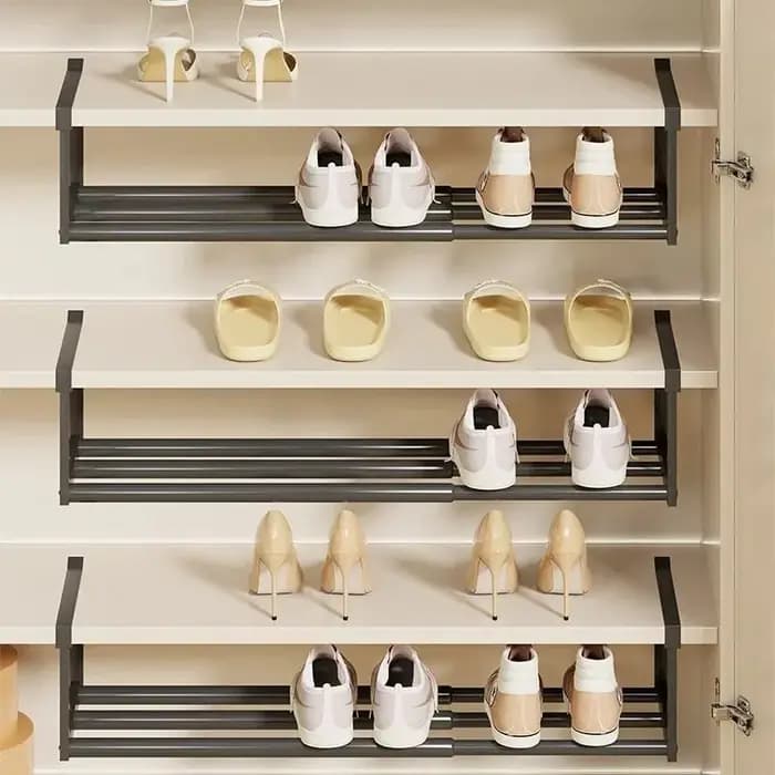 Étagère à chaussures réglable-organisateur