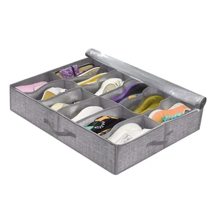 Boîte de rangement de chaussures pour sous le lit