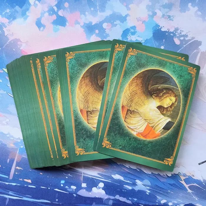 12 cartes Oracle de l'archange Gabriel de 8,7 cm avec boîte rigide