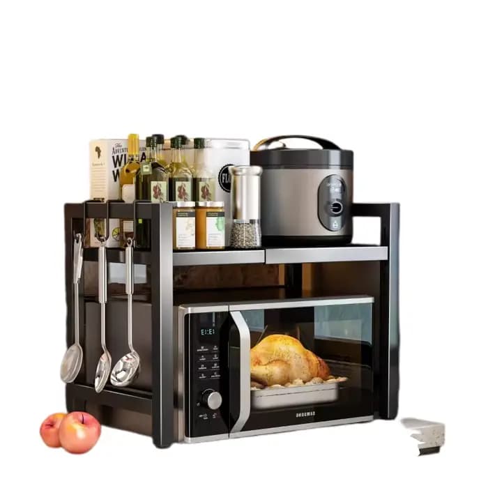 Support de rangement pour micro-ondes de cuisine de comptoir