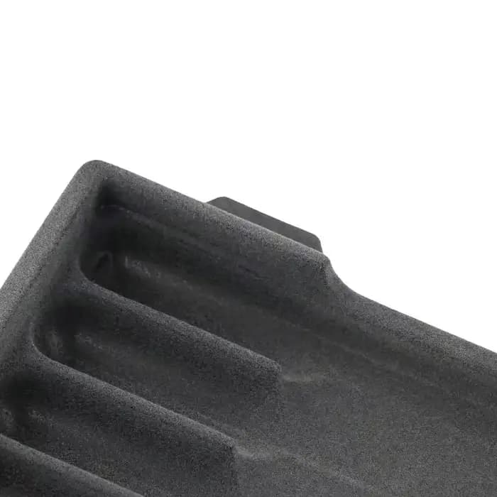 Boîte à stylos à plume transparente