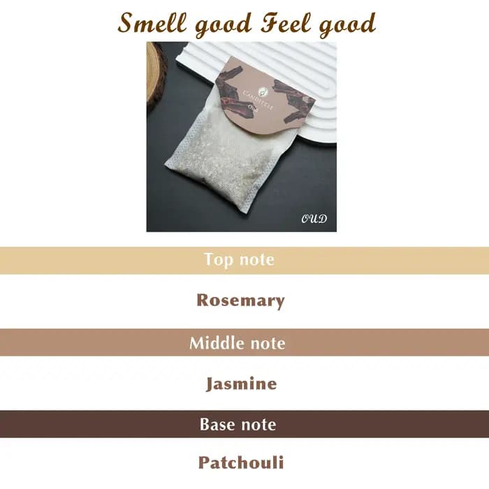 Sachet parfumé en papier suspendu avec crochet