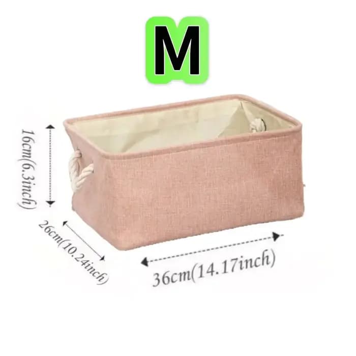 Panier de rangement pliable en tissu