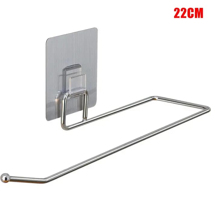 Porte-rouleau de papier toilette mural, porte-serviettes, support d'armoire, accessoires de cuisine,