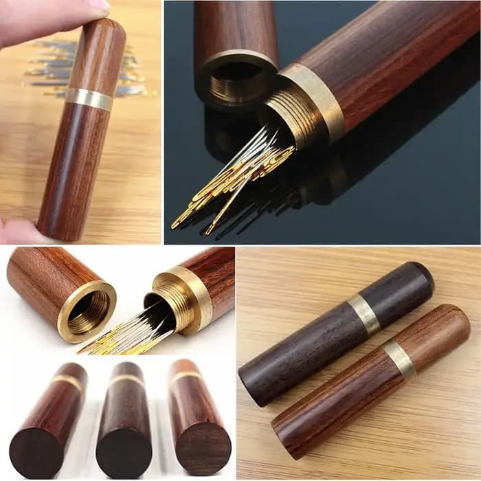 Boîte de rangement pour aiguilles à coudre et outils de couture