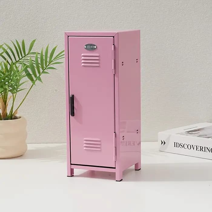 Armoire de rangement compacte en métal - Mini coffre-fort pour bureau