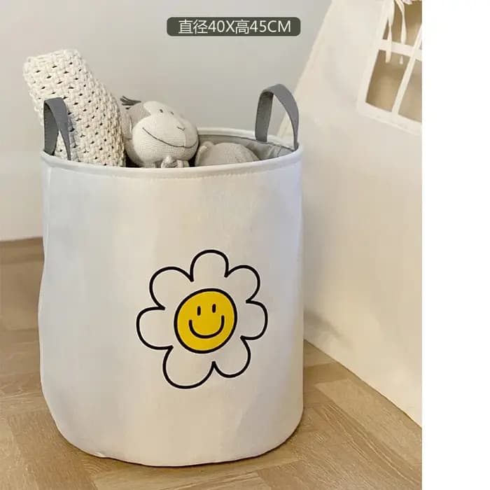 Seau de rangement en tissu épais, dortoir d'étudiants, balcon domestique, vêtements sales, panier de rangement de jouets pour enfants