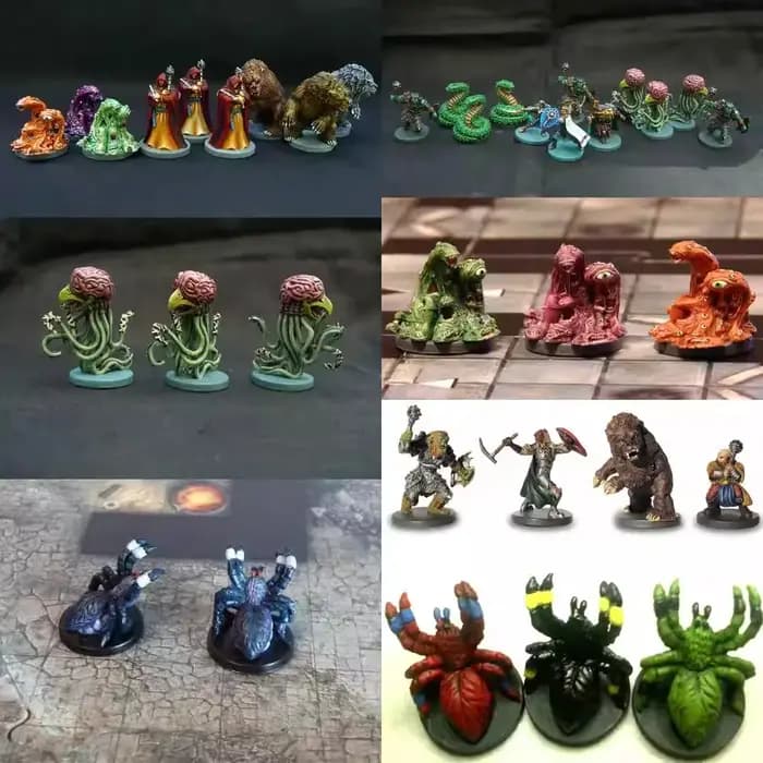Miniatures de jeu de société TRPG