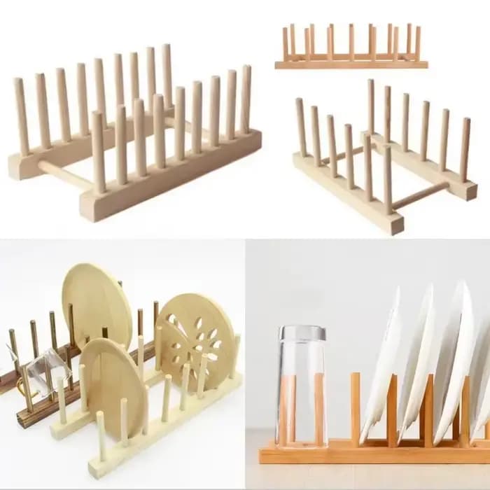 Égouttoir à vaisselle en bois, support de vaisselle de cuisine, support de séchage de vaisselle, sup