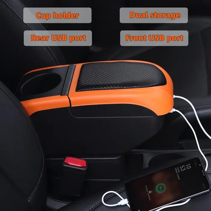 Boîte de rangement d'accoudoir de voiture pour Renault