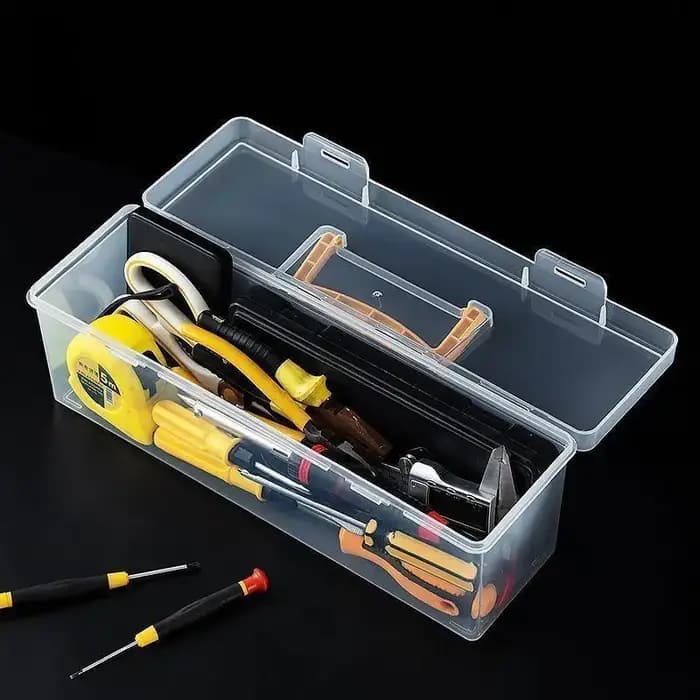 Boîte de rangement pour outils avec plusieurs compartiments