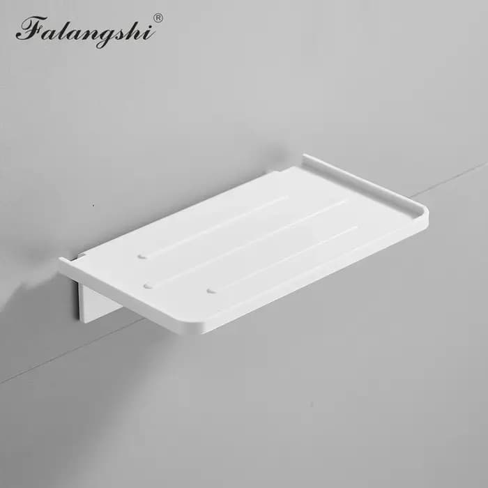 Étagères de rangement en plastique noir T1 HOShelf, support mural, panier de douche, rangement de té