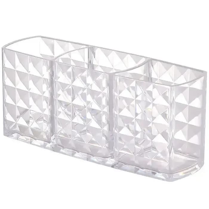 Boîte de rangement à motif de diamant, armoire à miroir, stockage de rouge à lèvres, cosmétiques, HO